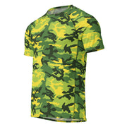 Classic M81 Yellow Jacket Safety CAMO Mens Short-Sleeve Rash Guard - SS
