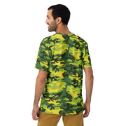 American M81 Yellow Jacket Safety CAMO Mens T-Shirt