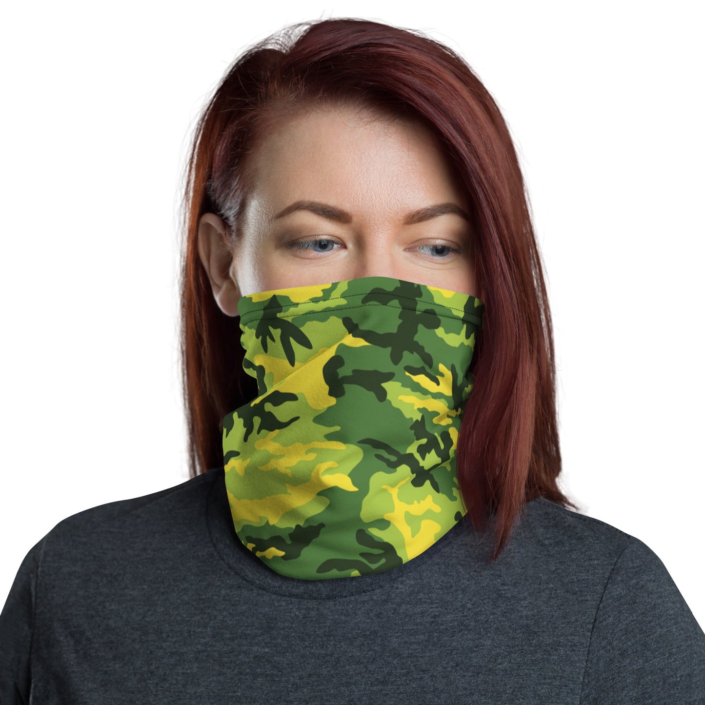 American M81 Yellow Jacket Safety CAMO Neck Gaiter