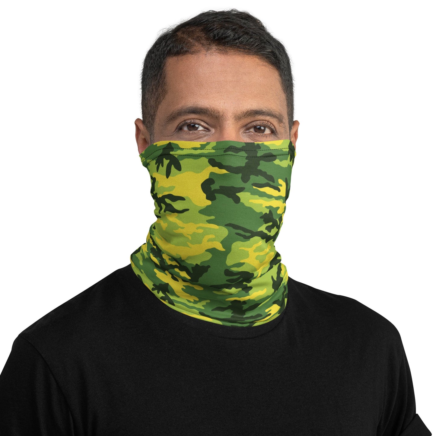 American M81 Yellow Jacket Safety CAMO Neck Gaiter