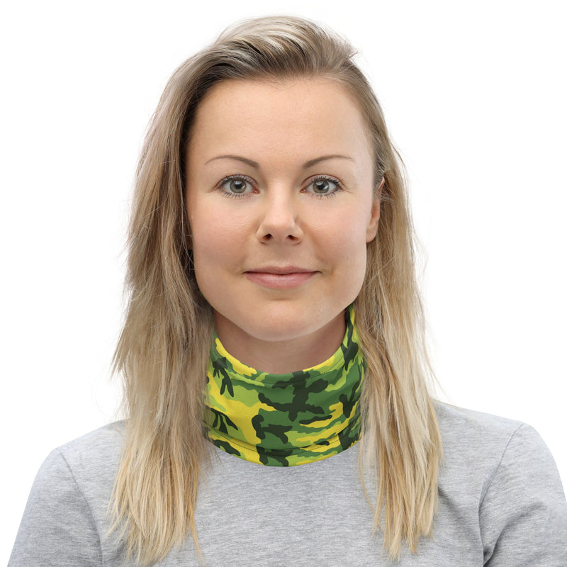 Classic M81 Yellow Jacket Safety CAMO Neck Gaiter - Head