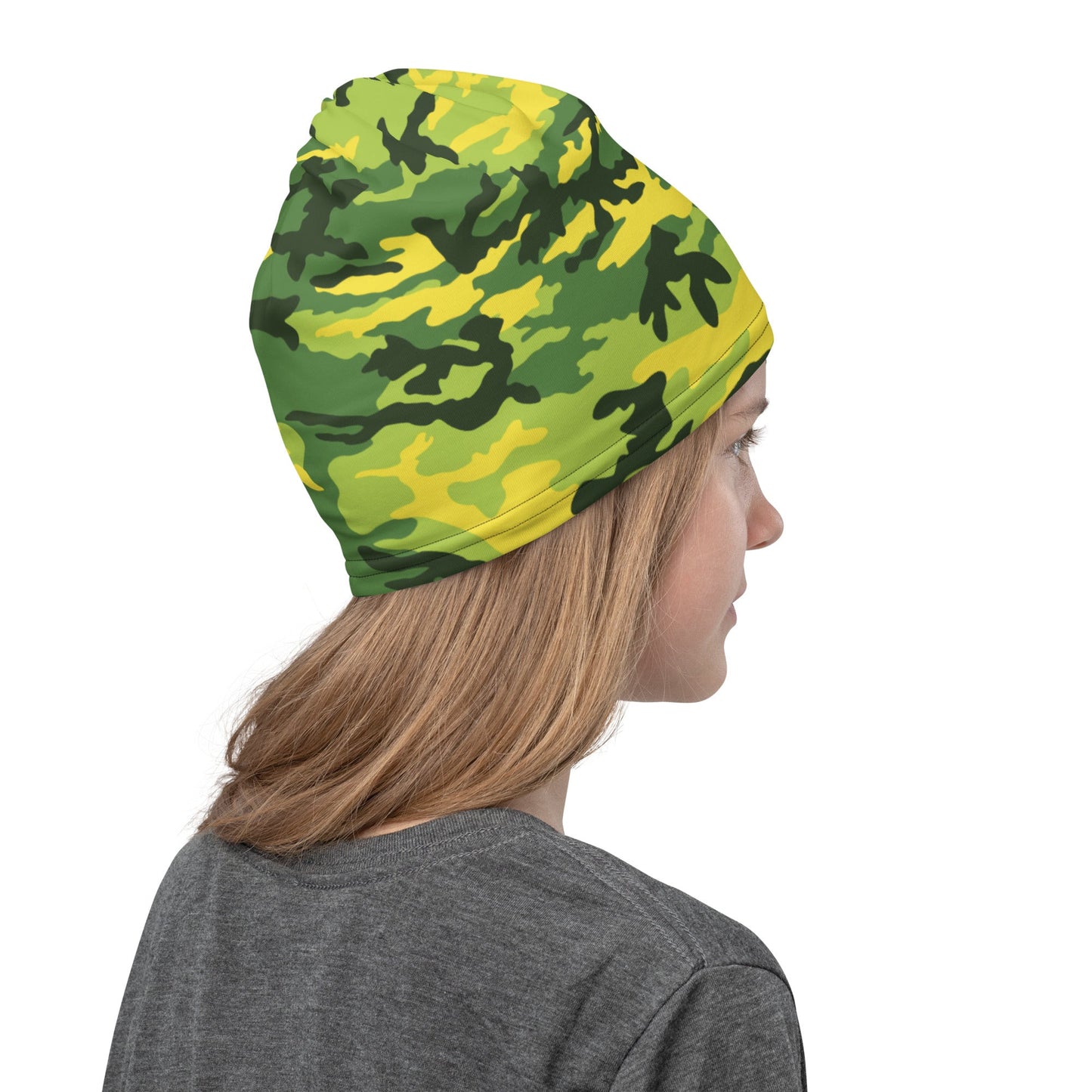 American M81 Yellow Jacket Safety CAMO Neck Gaiter