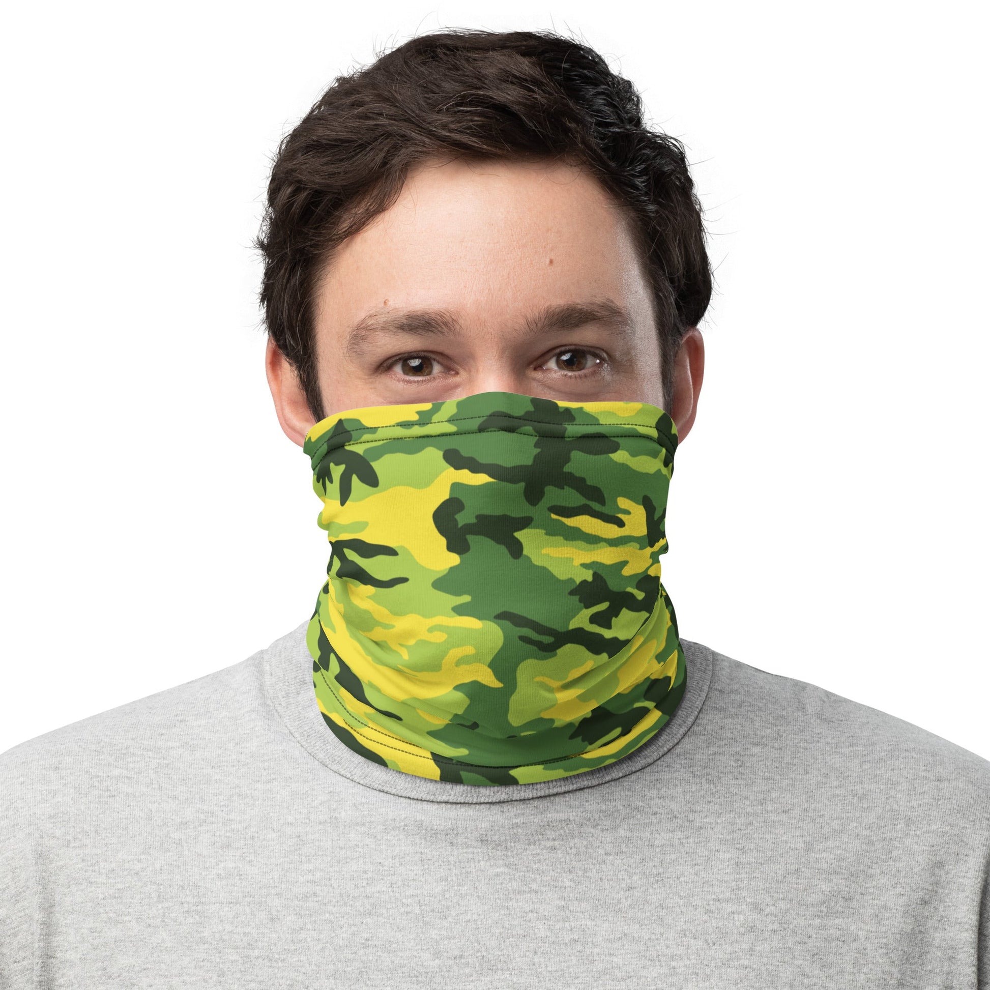 American M81 Yellow Jacket Safety CAMO Neck Gaiter