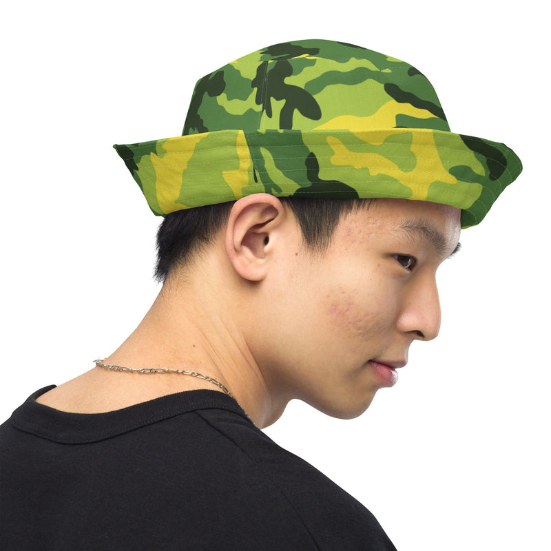 American M81 Yellow Jacket Safety CAMO Reversible Bucket Hat