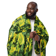 American M81 Yellow Jacket Safety CAMO Sherpa Blanket