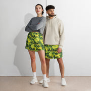 Classic M81 Yellow Jacket Safety CAMO Unisex Athletic Long Shorts