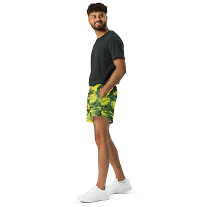 American M81 Yellow Jacket Safety CAMO Unisex Athletic Shorts