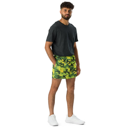 American M81 Yellow Jacket Safety CAMO Unisex Athletic Shorts