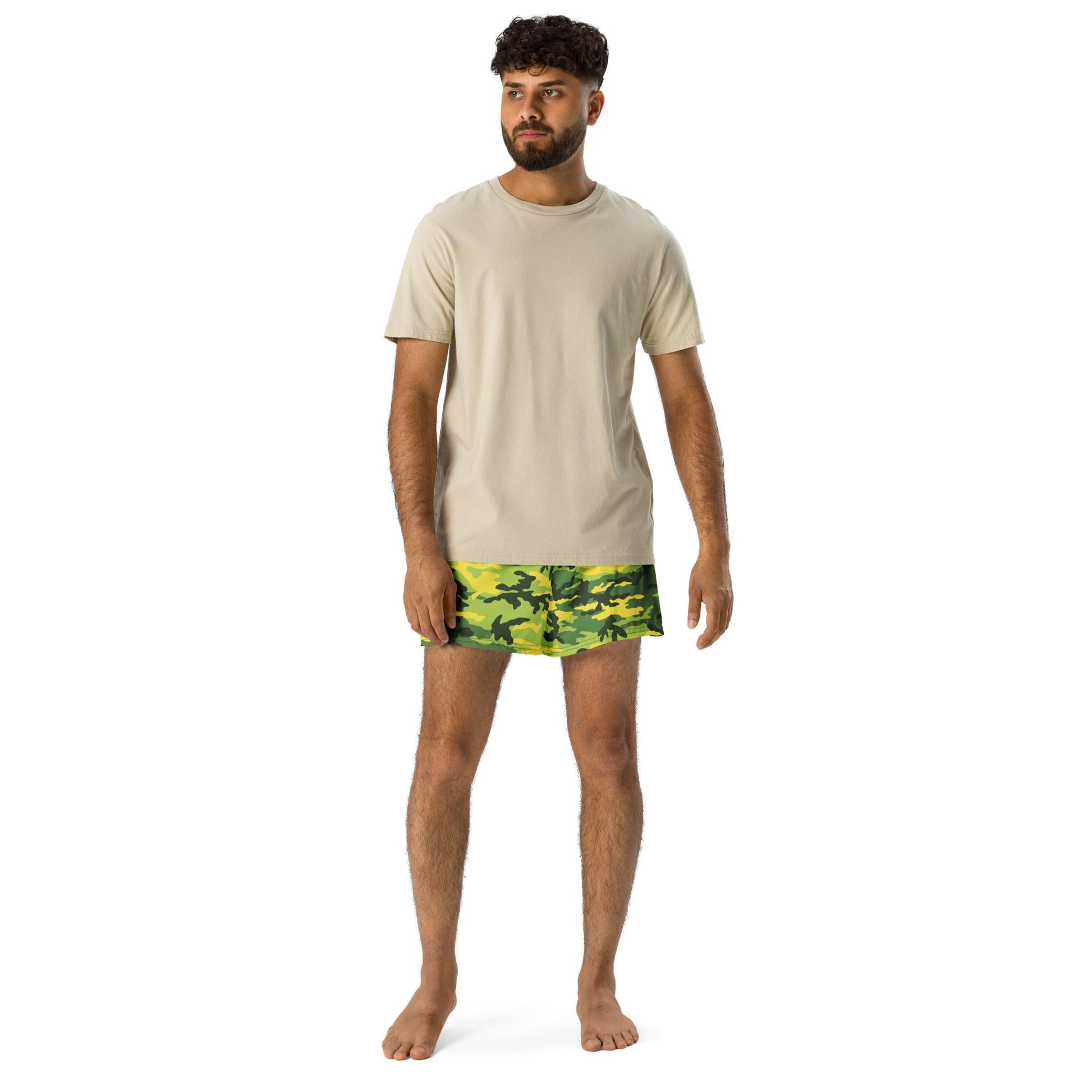 American M81 Yellow Jacket Safety CAMO Unisex Athletic Shorts