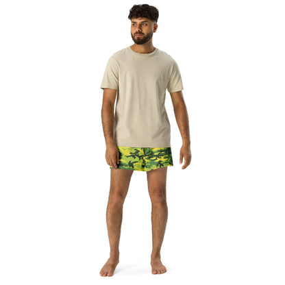 American M81 Yellow Jacket Safety CAMO Unisex Athletic Shorts