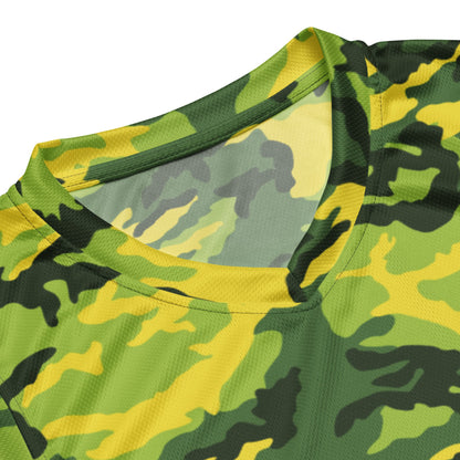 American M81 Yellow Jacket Safety CAMO Unisex Basketball Jersey