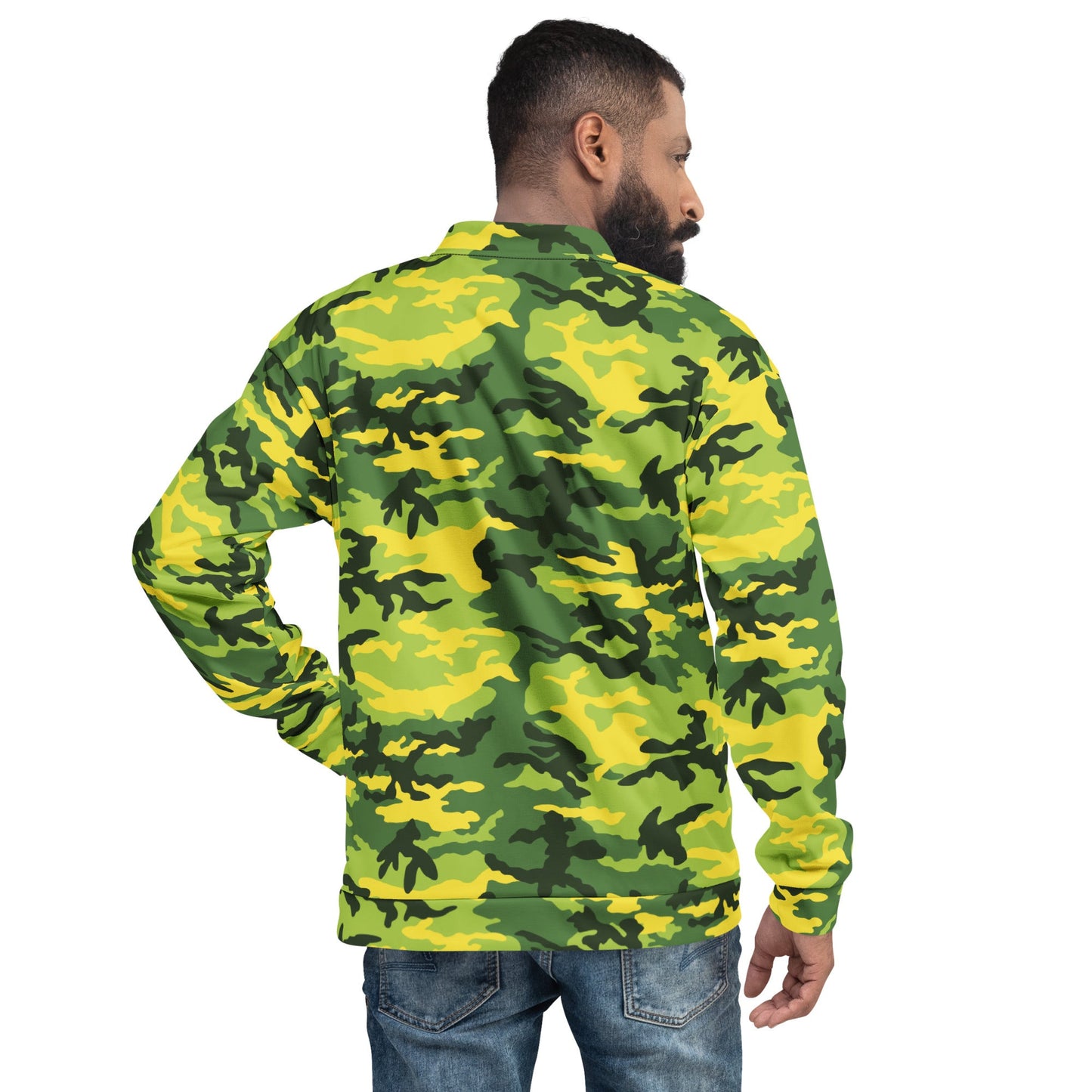 American M81 Yellow Jacket Safety CAMO Unisex Bomber - Jackets