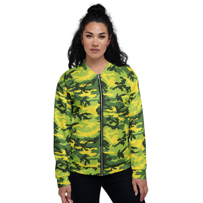 American M81 Yellow Jacket Safety CAMO Unisex Bomber - Jackets