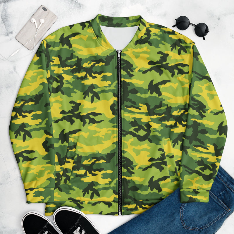 Classic M81 Yellow Jacket Safety CAMO Unisex Bomber