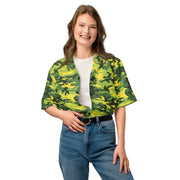 Classic M81 Yellow Jacket Safety CAMO Unisex Short-Sleeve Button Shirt - Button-Up