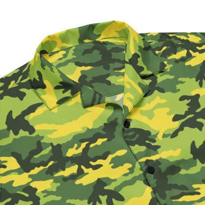 American M81 Yellow Jacket Safety CAMO Unisex button shirt - Button Shirts