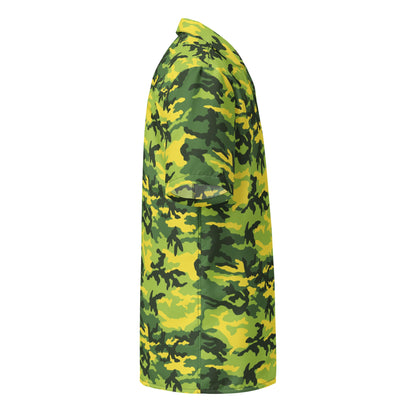 American M81 Yellow Jacket Safety CAMO Unisex button shirt - Button Shirts