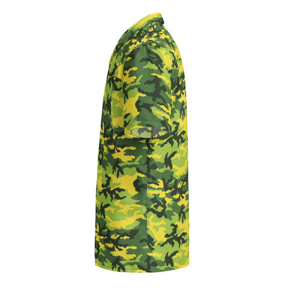 American M81 Yellow Jacket Safety CAMO Unisex button shirt - Button Shirts