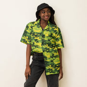 Classic M81 Yellow Jacket Safety CAMO Unisex Short-Sleeve Button Shirt - Button-Up
