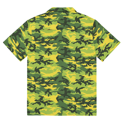 American M81 Yellow Jacket Safety CAMO Unisex button shirt - Button Shirts