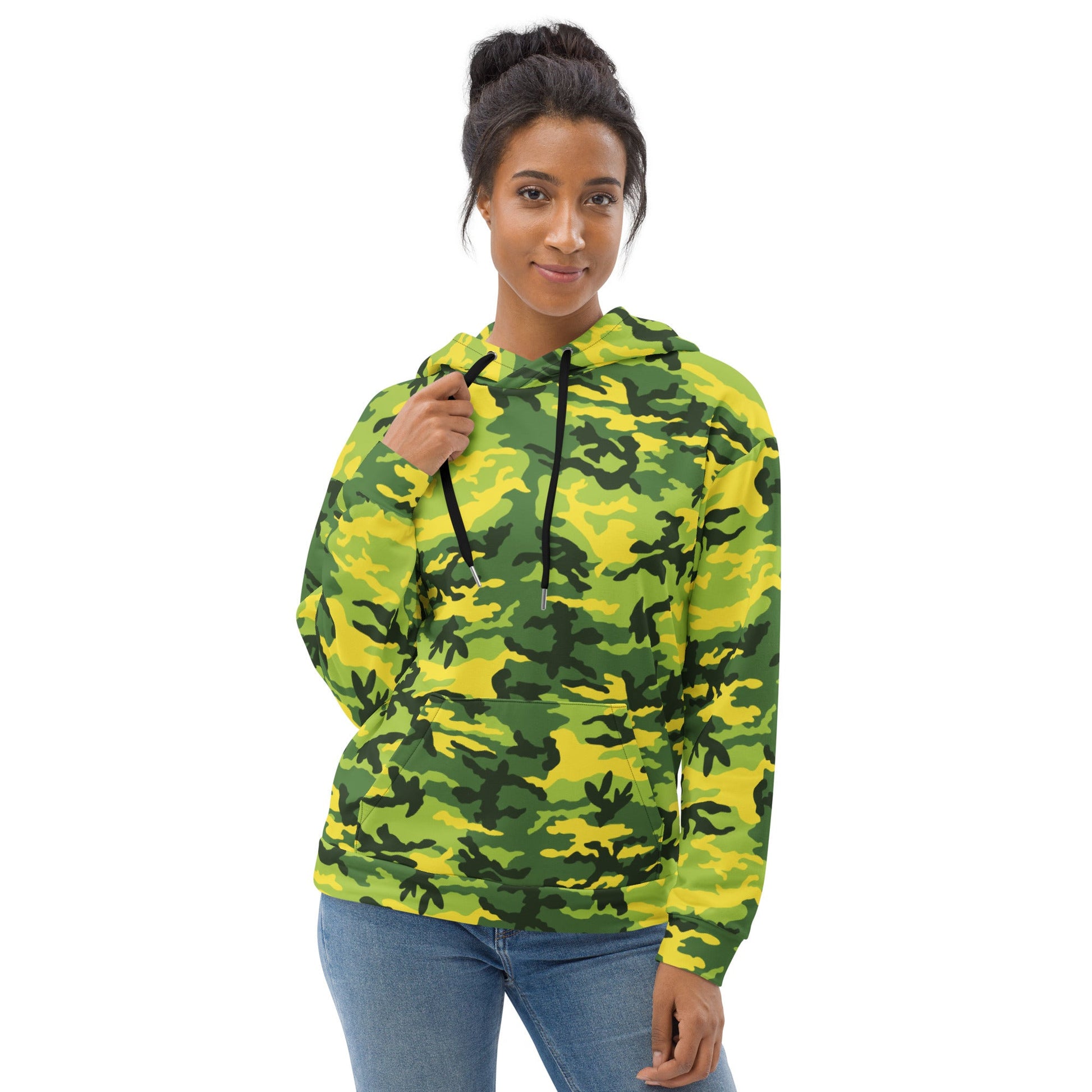 American M81 Yellow Jacket Safety CAMO Unisex Hoodie - Hoodies