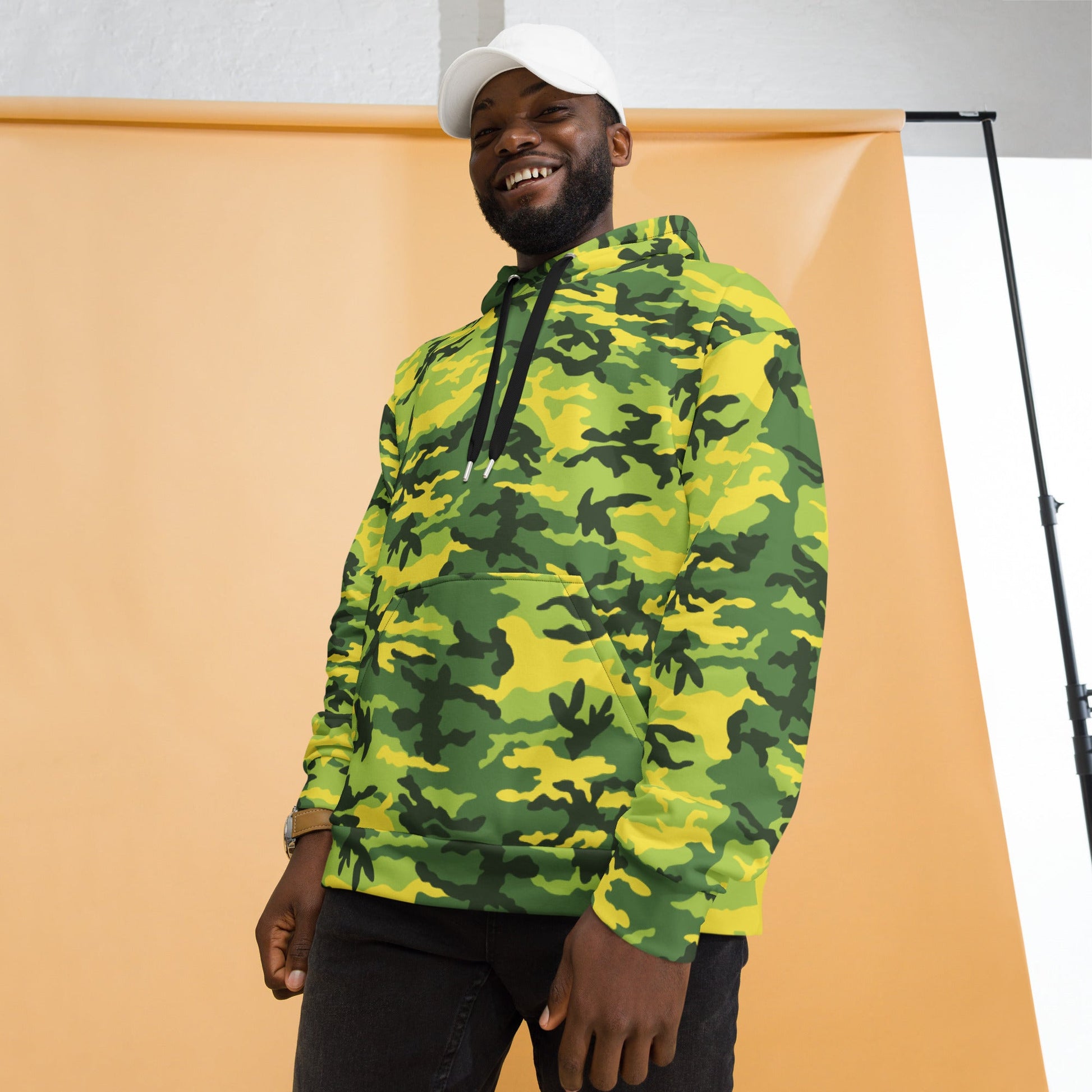 American M81 Yellow Jacket Safety CAMO Unisex Hoodie - Hoodies