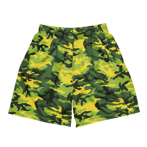 Classic M81 Yellow Jacket Safety CAMO Unisex Mesh Shorts - 2XS