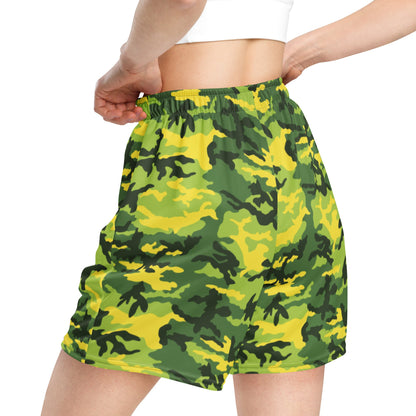 American M81 Yellow Jacket Safety CAMO Unisex mesh shorts - Mesh Shorts
