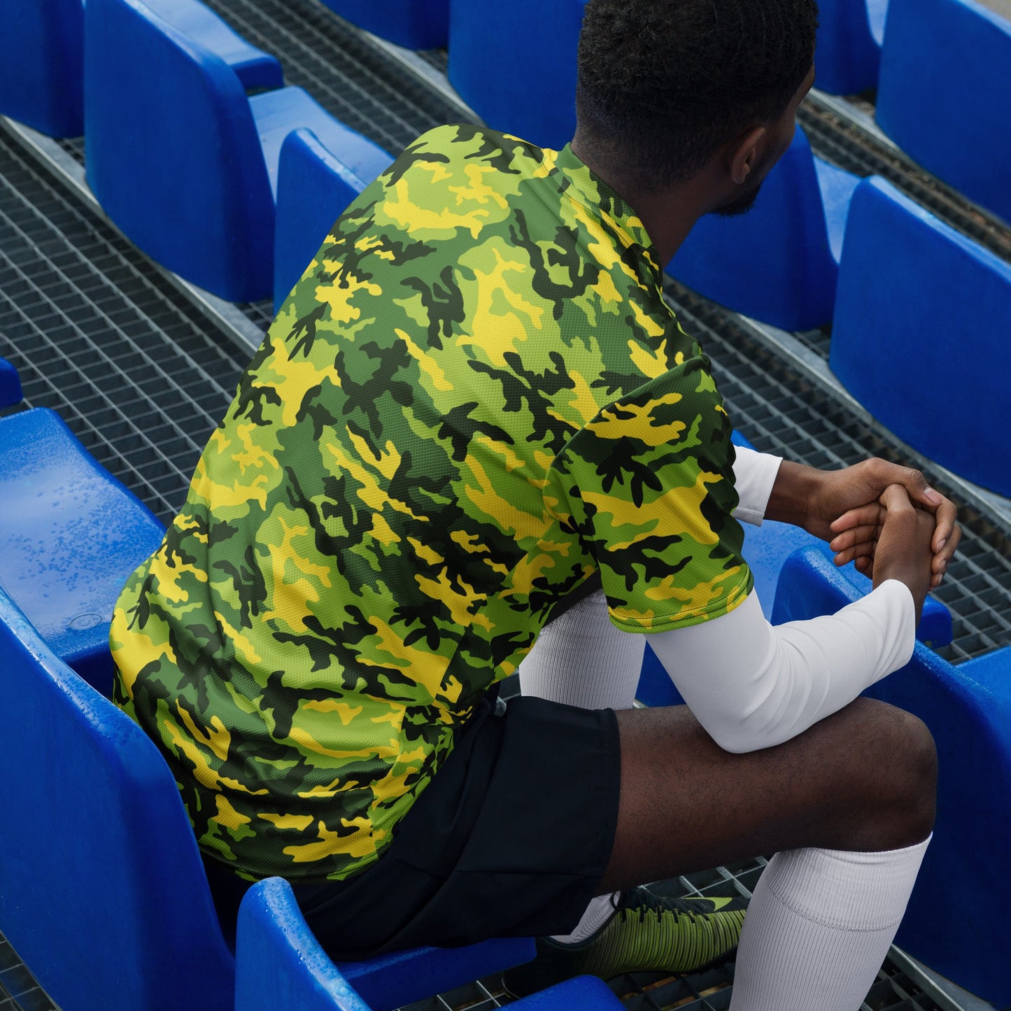 American M81 Yellow Jacket Safety CAMO Unisex Sports Jersey