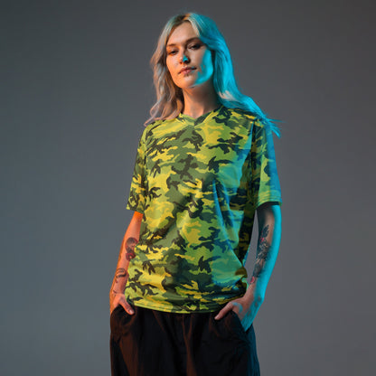 American M81 Yellow Jacket Safety CAMO Unisex Sports Jersey
