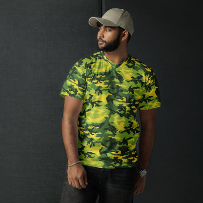 American M81 Yellow Jacket Safety CAMO Unisex Sports Jersey