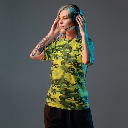 American M81 Yellow Jacket Safety CAMO Unisex Sports Jersey