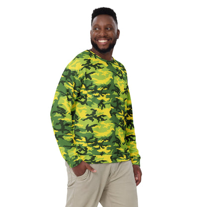 American M81 Yellow Jacket Safety CAMO Unisex Sweatshirt - Sweatshirts