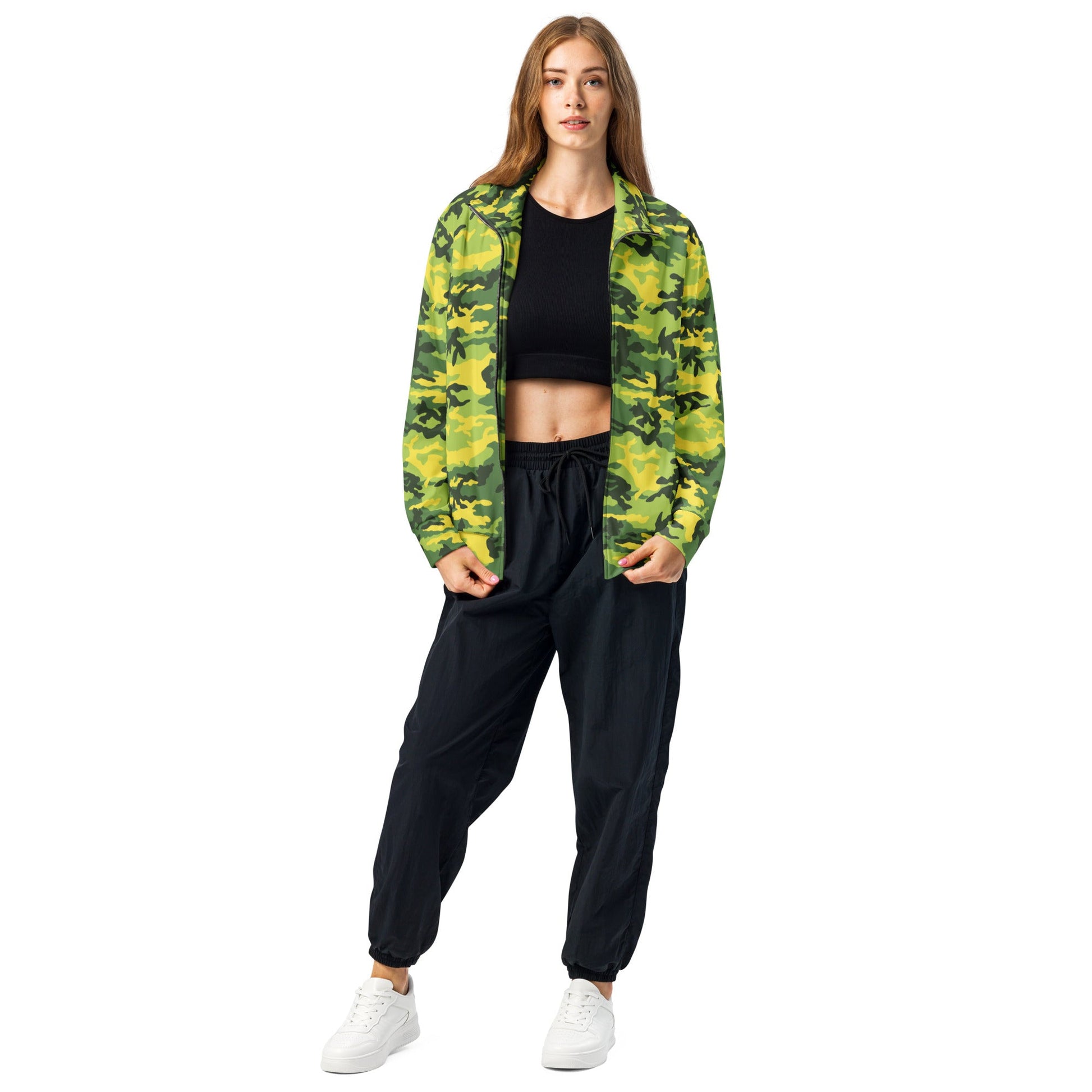 American M81 Yellow Jacket Safety CAMO Unisex track jacket - Track Jackets
