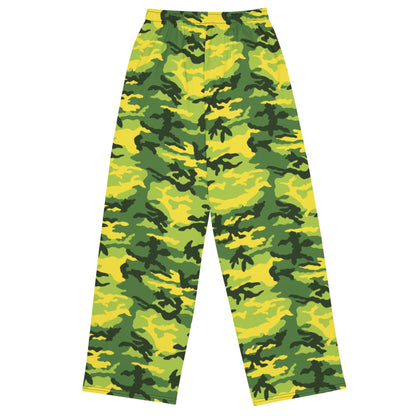 American M81 Yellow Jacket Safety CAMO unisex wide-leg pants - Wide-leg Pants