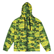 American M81 Yellow Jacket Safety CAMO Unisex Zip Hoodie - 2XS