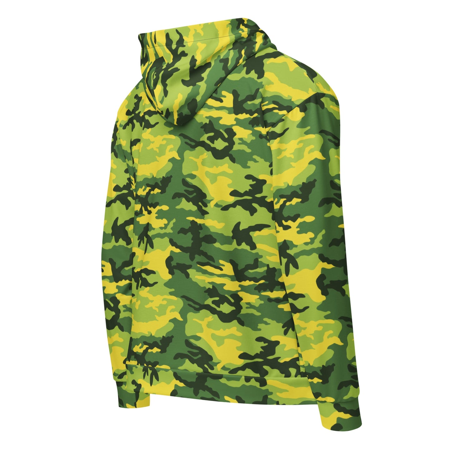 American M81 Yellow Jacket Safety CAMO Unisex Zip Hoodie