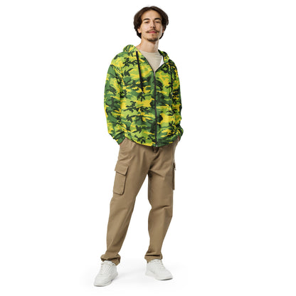 American M81 Yellow Jacket Safety CAMO Unisex Zip Hoodie