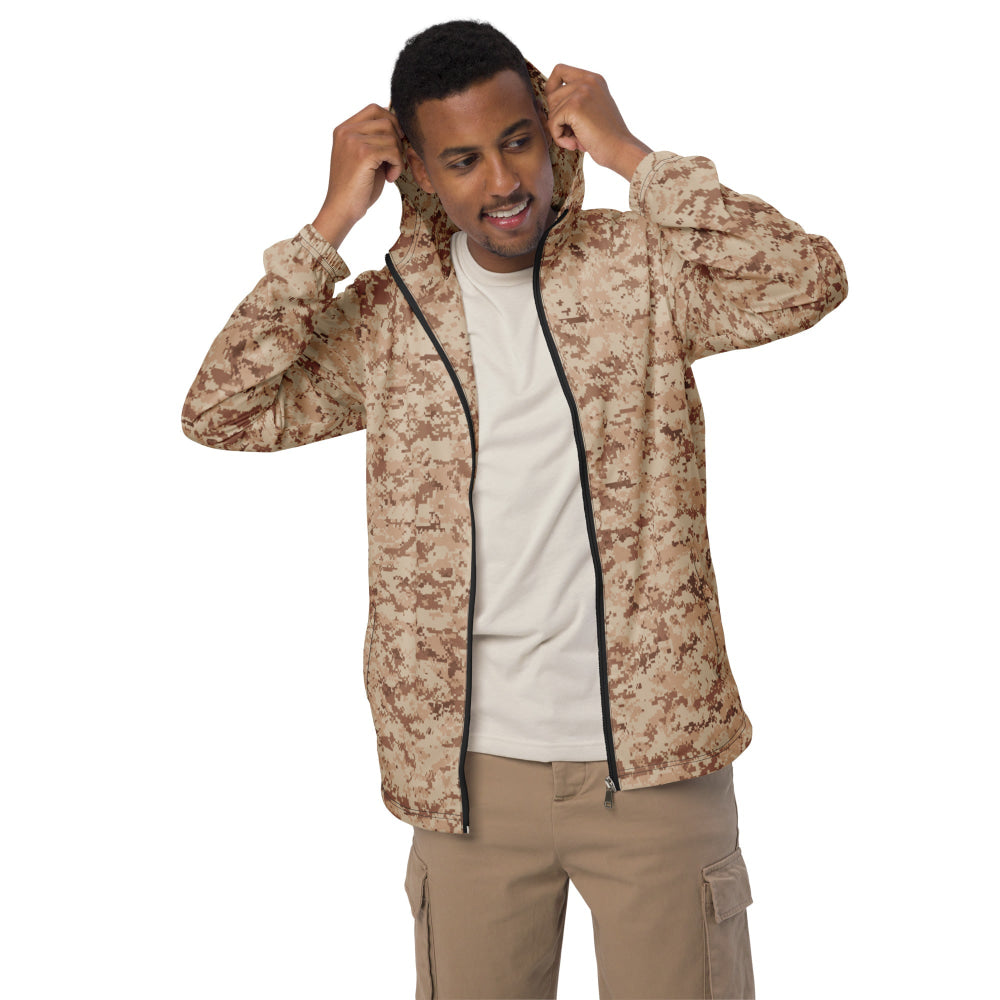 American MARPAT Desert CAMO Men’s windbreaker - Mens Windbreaker