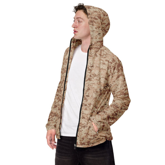 American MARPAT Desert CAMO Men’s windbreaker - XS - Mens Windbreaker