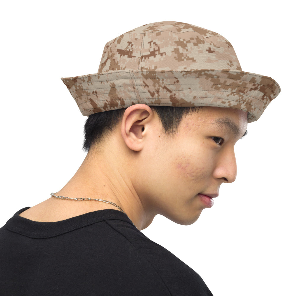 American MARPAT Desert CAMO Reversible bucket hat - Bucket Hat