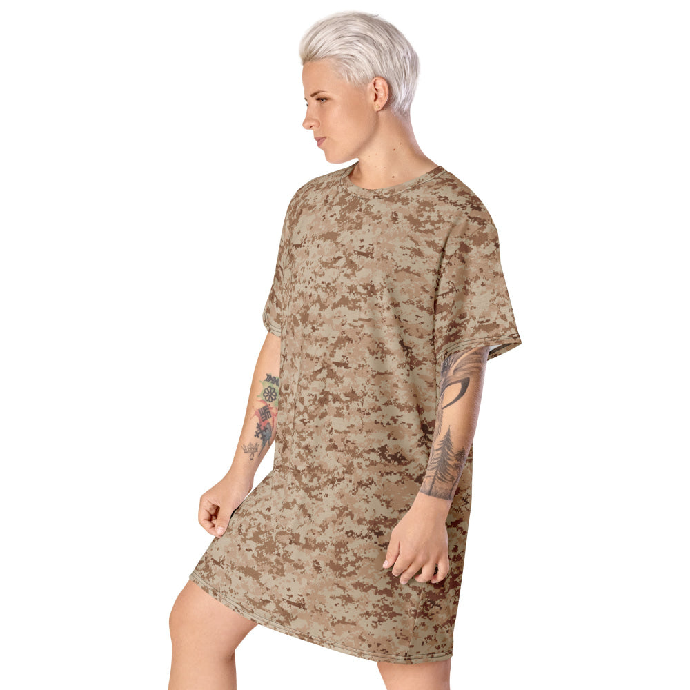 American MARPAT Desert CAMO T-shirt dress - Womens T-Shirt Dress