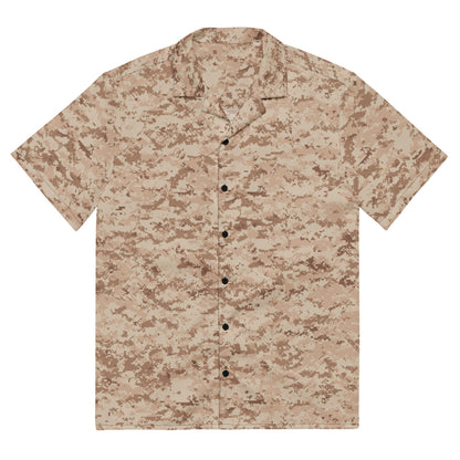 American MARPAT Desert CAMO Unisex button shirt - 2XS - Button Shirt