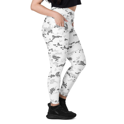 American MARPAT Snow CAMO Leggings with pockets - Womens With Pockets