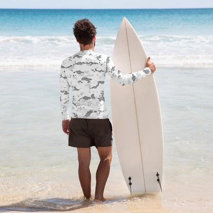 American MARPAT Snow CAMO Men’s Rash Guard - Mens