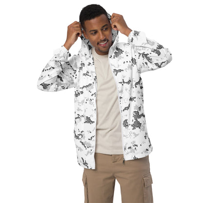 American MARPAT Snow CAMO Men’s windbreaker - Mens Windbreaker