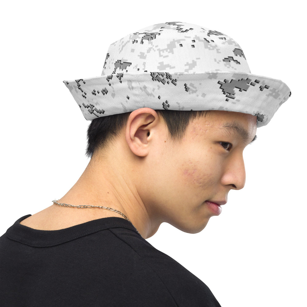 American MARPAT Snow CAMO Reversible bucket hat - Bucket Hat