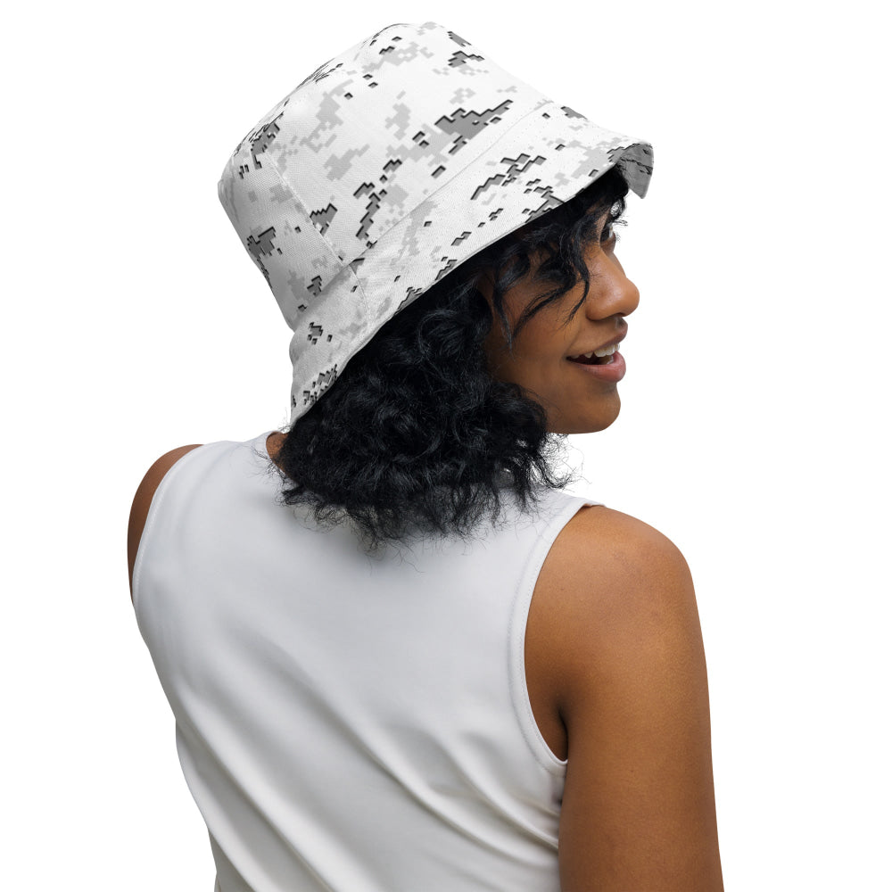 American MARPAT Snow CAMO Reversible bucket hat - Bucket Hat