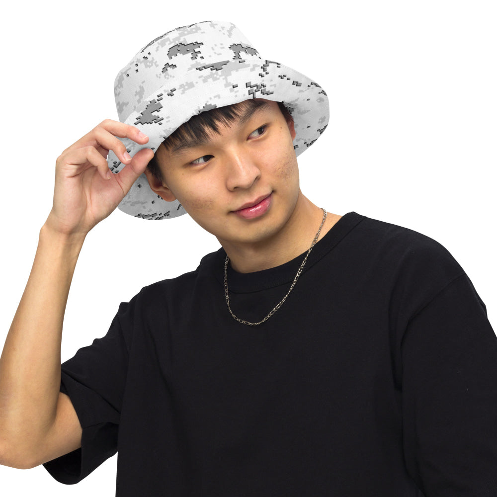 American MARPAT Snow CAMO Reversible bucket hat - Bucket Hat