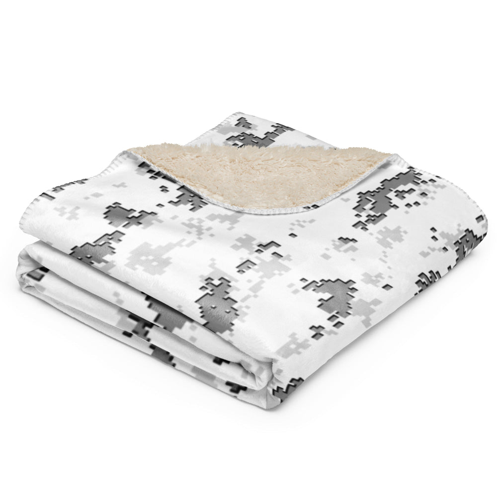 American MARPAT Snow CAMO Sherpa blanket - Blanket